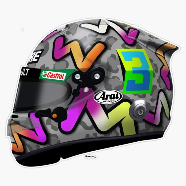 TCT Trading F1 - Daniel Ricciardo - 2020 Helmet Left