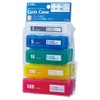 Carl CX-690 Office Equipment Coin Case, Multi Set, 6 Types