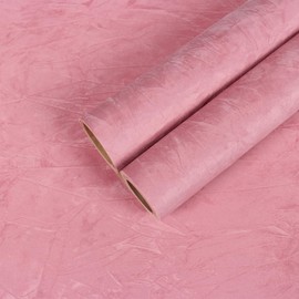 CHIHUT Rose Pink Soft Velvet Flock Contact Paper Roll for Jewelry Drawer Box Lining 12”x100” Felt Fabric Wallpaper