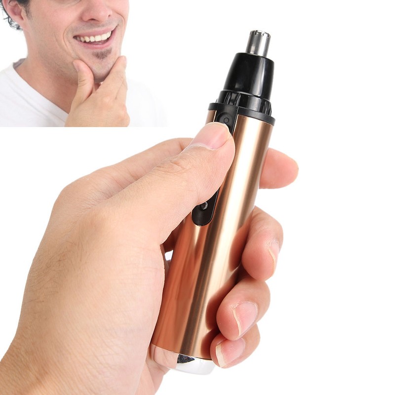 Rechargeable Electric Nose Hair Trimmer Portable Nasal Hair Shaver Cutting