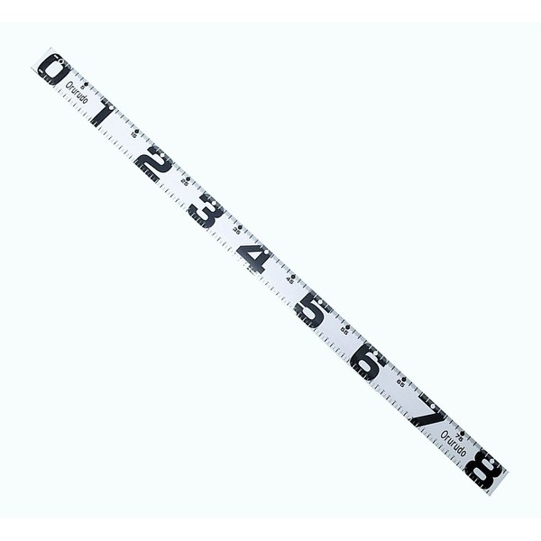 Orludo Fishing Tackle qb600015a01n0 Fishing Measure Sticker Width 15.7 x