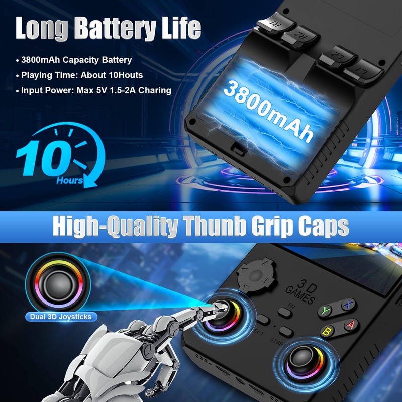 2026 V40MAX Upgraded Retro Handheld Game Console, Built in 40,000+Classic