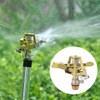 BORDSTRACT G1/2 Zinc Alloy Sprinkler,Garden Irrigation Tools, Rotating Sprayer Nozzle