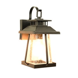 Muskoka Lifestyle Products Black Outdoor Wall Light Fixture, Rustic Porch Weatherproof Wall Scone, Farmhouse Style Outdoor Light