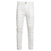AITITIA Men's Ripped Jeans Taper Skinny Fit Stretch Denim Pants