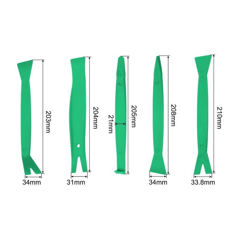 sourcing map Trim Removal Tool Kit,Internal Modification Fastener Accessories for