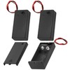 DAIERTEK 9V Battery Holder, 9 Volt Battery Holder with ON/Off