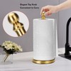 Fatizon Paper Towel Holder Stand, Gold Paper Towel Holder Countertop,