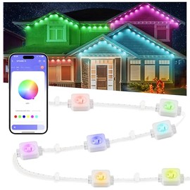 Nexillumi Permanent Outdoor Lights for House,100ft