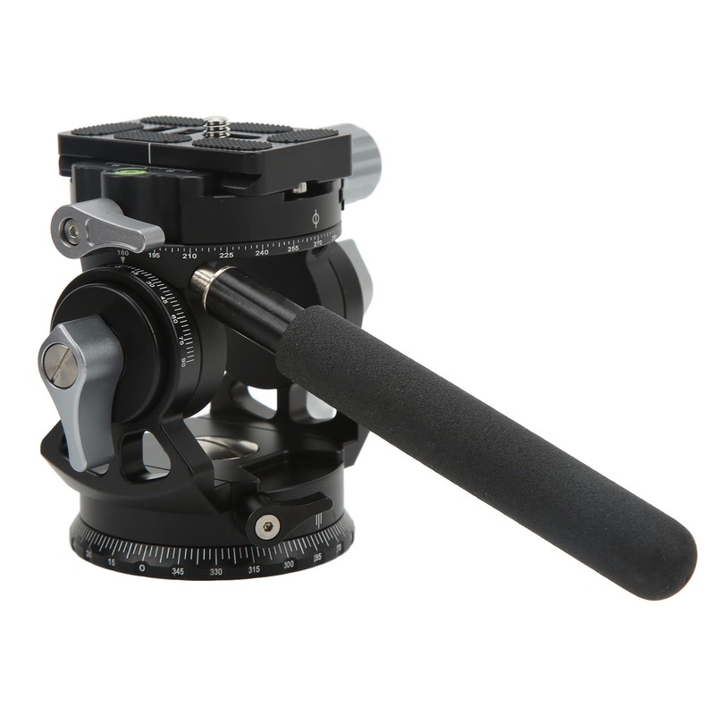 Camera Panoramic Tripod Head Aluminium Alloy with Handle Light Camera
