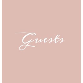 Guests Hardcover Guest Book: Blush Pink Guestbook Blank No Lines 64 Pages Keepsake Memory Book Sign In Registry for Visitors Comments Wedding Birthday Anniversary Christening Engagement Party Holiday