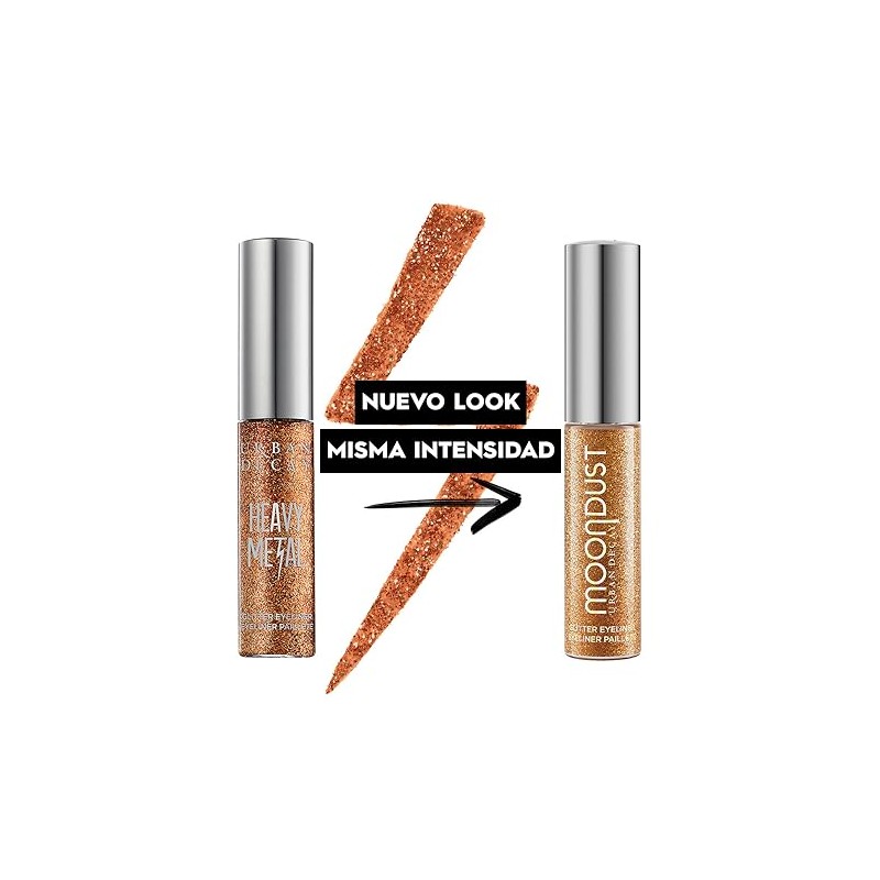 Urban Decay Heavy Metal Glitter Eyeliner delineador líquido con glitter