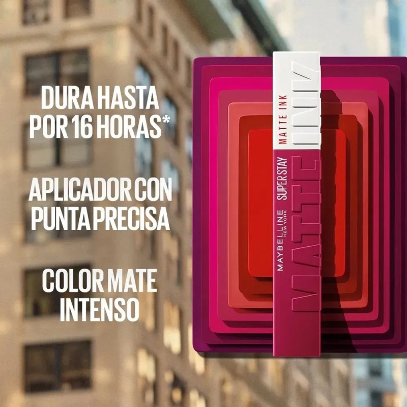 Pack x5 Labiales Liquidos Matte Maybelline De Larga Duración Superstay