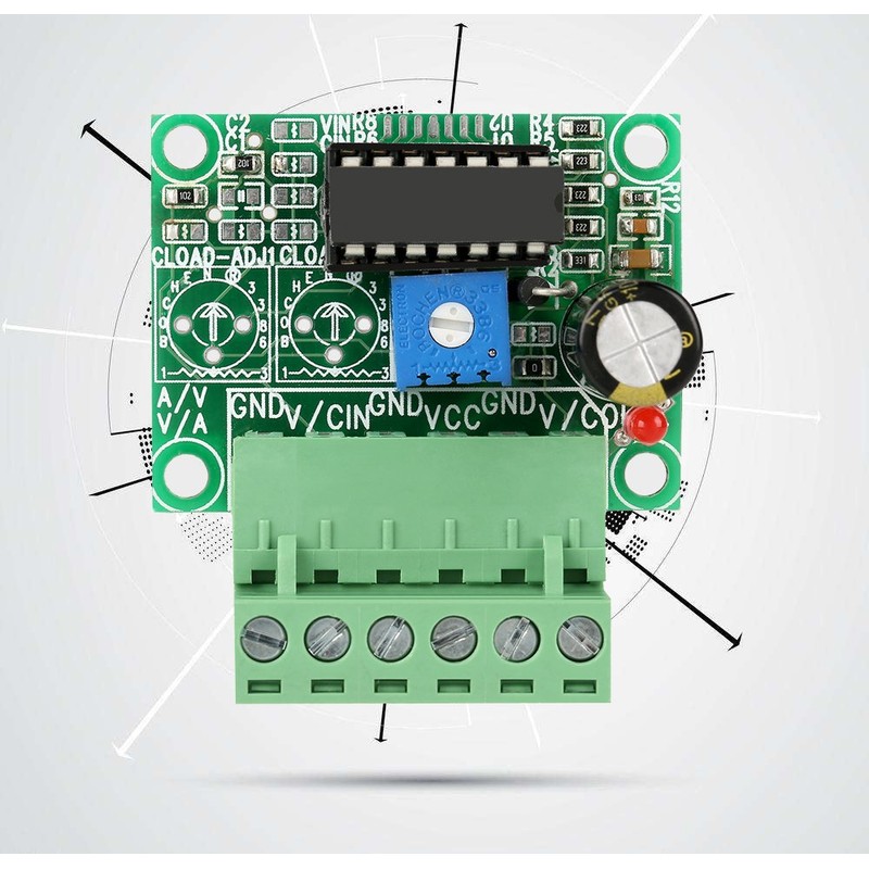 Yanmis Voltage to Current Converter, 0-5V to 4-20mA, 15mA, 5V,