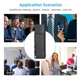 GoGo electronics - Grabadora de Audio y Voz Digital Mini Microfono con Actizacion por Voz Salida USB y OTG de 32gb