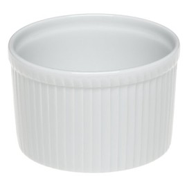Pillivuyt Porcelain 1-1/2-Cup, 4-Inch Deep Classic Pleated Souffle Dish