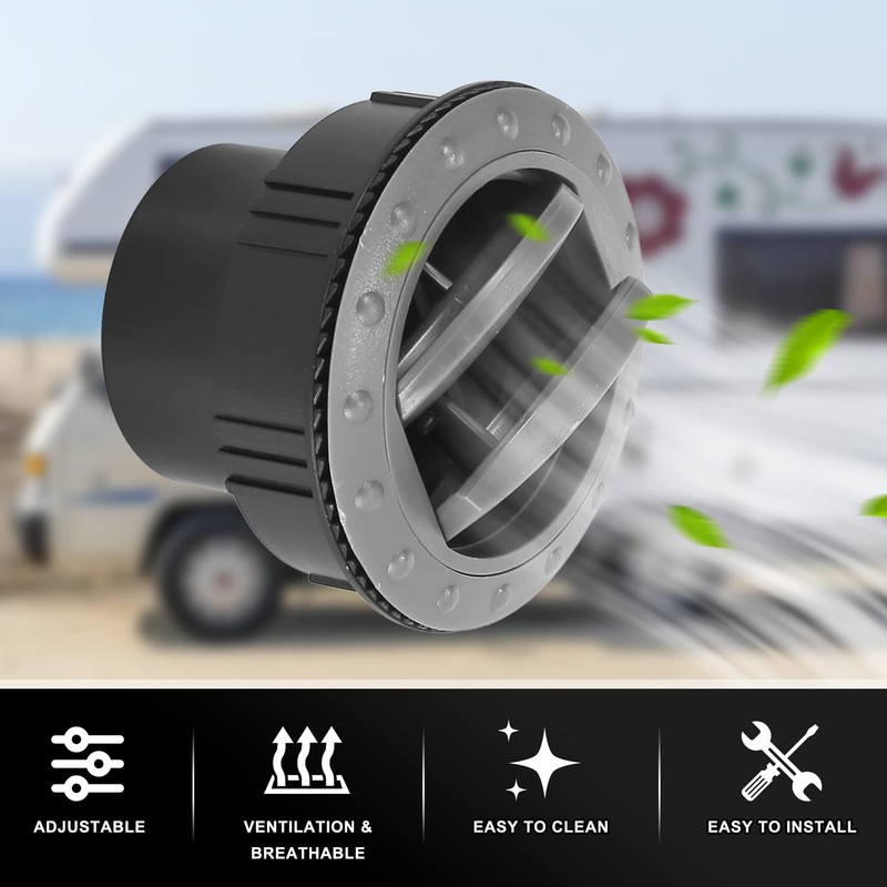 X AUTOHAUX Bus Boat RV AC Air Outlet Air Vent