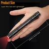 POCKETMAN Red Torch LED Pen Flashlights, Mini, Waterproof Pocket Flashlight