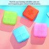 Portabs Pastillero Caja Portátil Para Pastillas Con División (Rojo)