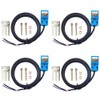 Haldzemo Inductive Proximity Sensor SN04-N Normally Open Detection Approach Switch