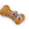 Paw Print Stud Earrings in 925 Solid Sterling Silver and