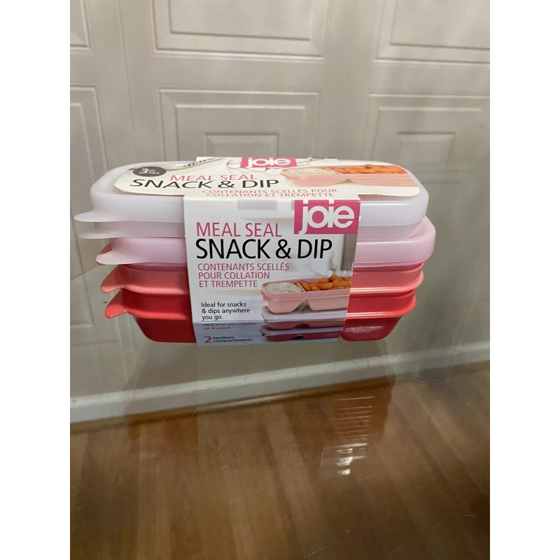 Joie Meal Meal Seal Snack & Dip Container, Set of