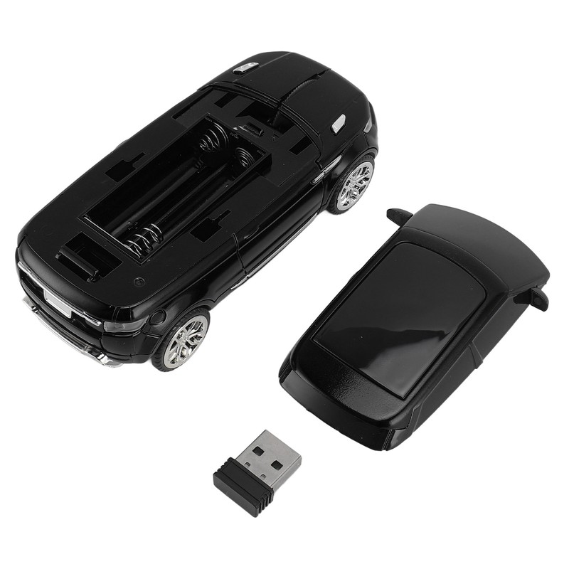Car Shape Wireless Gaming Mice 2.4GHz 1600 DPI Cool 3D