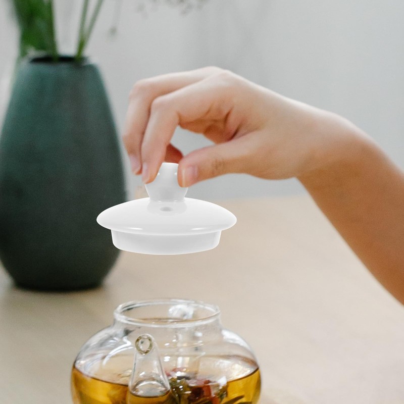PRETYZOOM Teapot Lid Ceramic Lid Replacement Ceramic Lid for Teapot