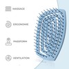 Ninabella Mini V2 Organic Hair Brush without Pulling, Professional Detangling