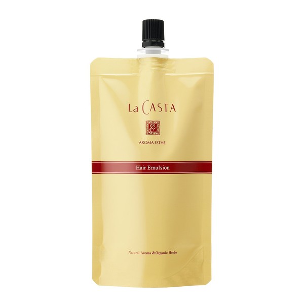 La CASTA Aromatherapy Hair Emulsion (Non-Rinse Treatment), Organic Plant Ingredients, Essential Oil Formulated [Refill]