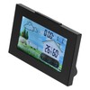Weather Clock with Color Touch Screen Backlight Indoor Outdoor Thermometer