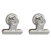 MAUL 2184096 Metal Büroklammer – Clips (Nickel, 2 Stück (S))