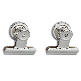 MAUL 2184096 Metal Büroklammer – Clips (Nickel, 2 Stück (S))