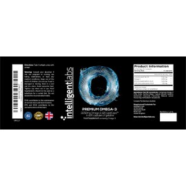 Intelligent Labs Triglyceride Omega-3 | 2,250 mg Fish Oil (1,224 mg EPA + 816 mg DHA + 210 mg Other Omega-3) | 120 Softgels | High-Potency Omega-3 Supplement
