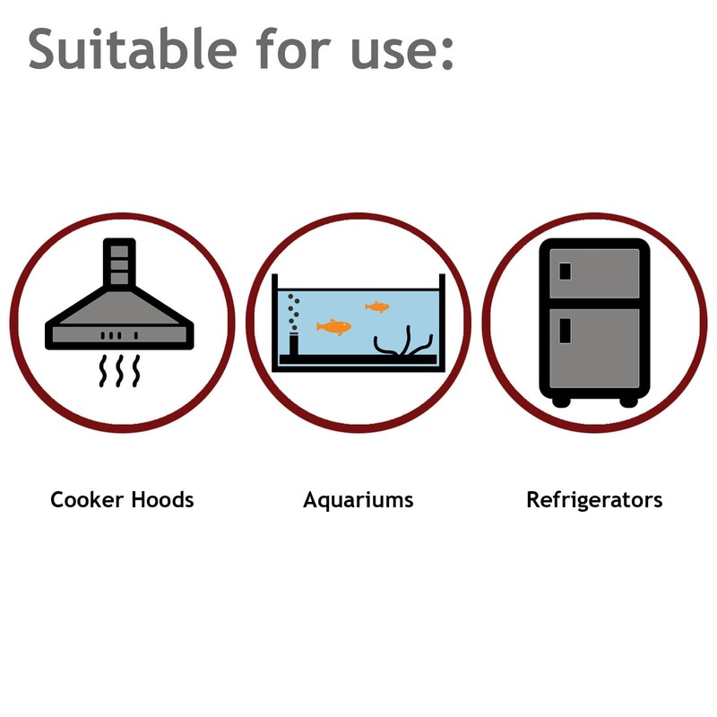 SPARES2GO Charcoal Carbon Filter Refill Activated Granules for Leisure Cooker
