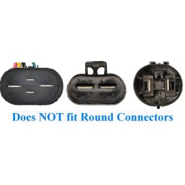 for Wrangler 1500 Classic 2500 Radiator Cooling Fan Connector Plug Pigtail Wires