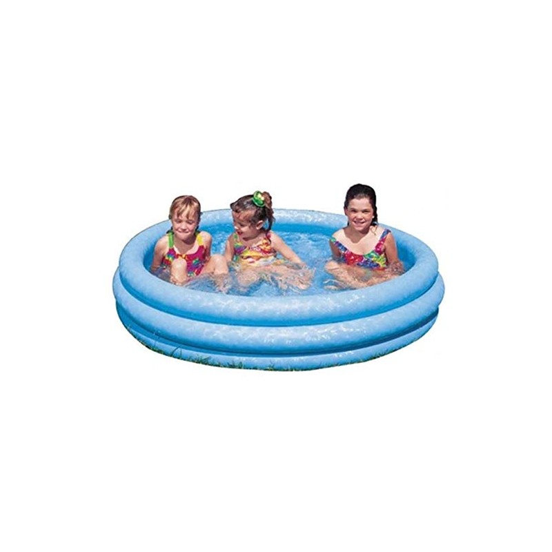 INTEX 58426EP Crystal Blue Inflatable Kiddie Pool, 58in x 13in,