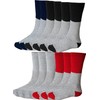 Debra Weitzner 12 Pair Thermal Winter Socks for Men and