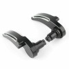 Unbranded Black CNC Cut Saddlebag Lid Lifter Latch Lever For