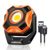CARELITE 作業灯 LED作業灯 投光器 充電可能 台座付き 360°回転 照明 範囲広い 頑丈