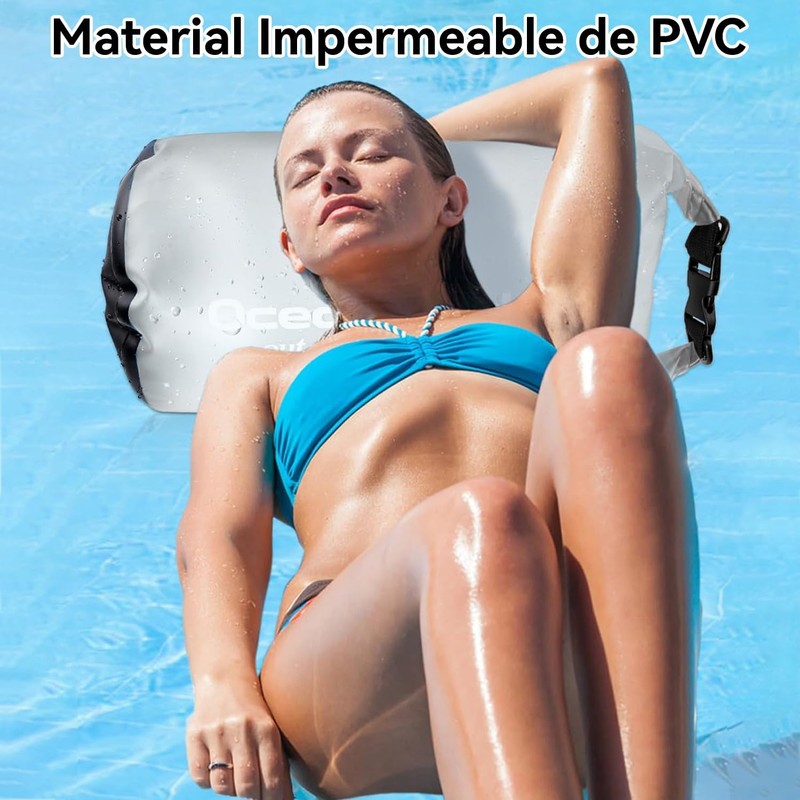 Bolsa Impermeable, Bolsa Seca 20l 10l 5l Con Funda Impermeable
