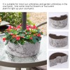 Patio Umbrella Planter 2pcs Around Umbrella Planter Gray 11.41 *
