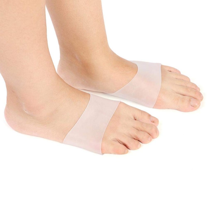 Arch Support Gel Set Soft Sleeves Cojín Elástico de Silicona
