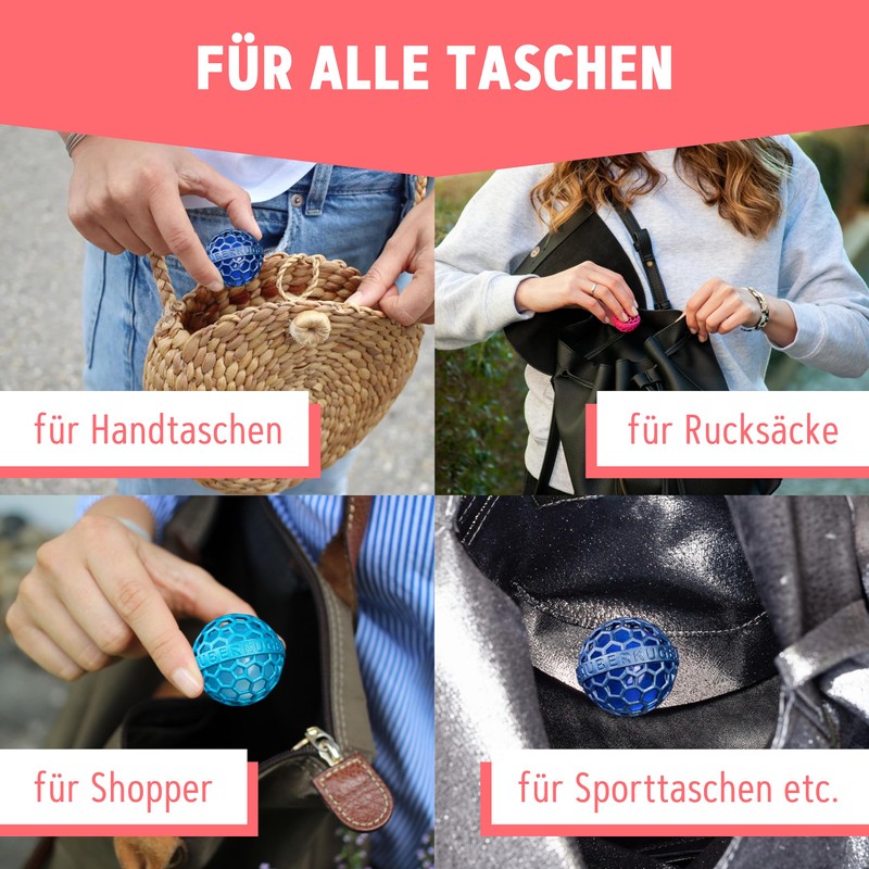 Sauberkugel - The clever way of cleaning bags, backpacks and