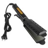 Hair Straightener Wide Steam Flat 4 Level Adjustable Temperature Black