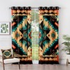 Aztec Curtains 63 Inch Length - Southwestern Native American Patterned