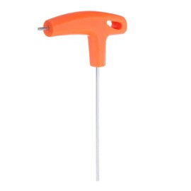 HARFINGTON T-Handle Hex Key Wrench 2.5mm Metric CR-V T-Key Inner Hexagon Wrenches Spanner Repair Tool for Automotive Household Maintenance, Orange