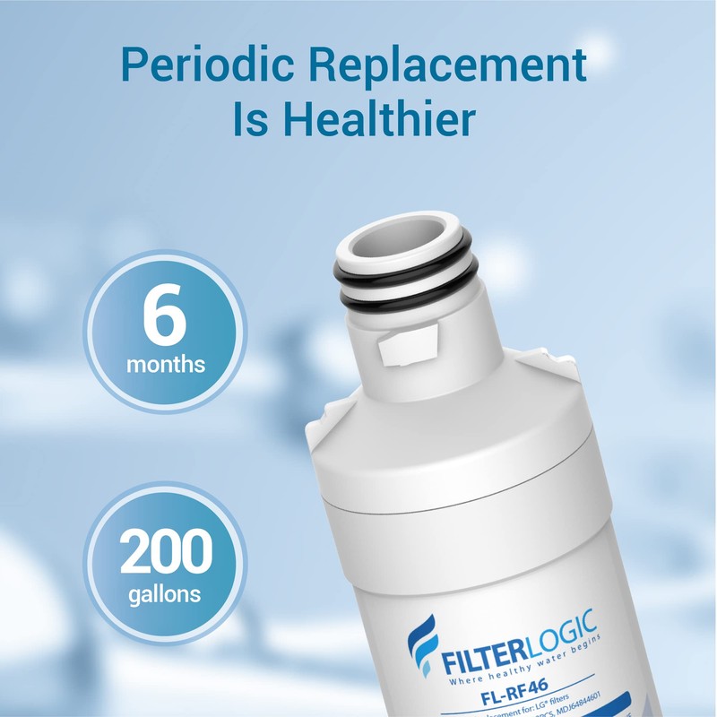 Filterlogic LT1000PC ADQ747935 MDJ64844601 NSF Certified Refrigerator Water Filter and