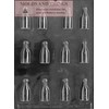 Champagne Bottle Candy Mold Wine Chocolate Candy Mold With Molding Instruction