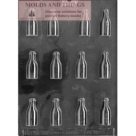 Champagne Bottle Candy Mold Wine Chocolate Candy Mold With Molding Instruction